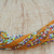 Recycled glass beaded necklace, 'African Pride' - Multicolored Recycled Glass Beaded Necklace from Ghana (image 2b) thumbail
