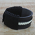 Men's leather wristband bracelet, 'Band of Brothers' - Men's Black Leather and Braided Cord Wristband Bracelet (image 2b) thumbail
