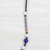 Halskette aus recycelten Glas- und Kunststoffperlen - Mehrfarbige Perlenkette aus Glas und recyceltem Kunststoff