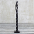 Ebony statuette, 'Coiled Charm' - Hand Carved Ebony Wood Abstract Woman Statuette from Ghana (image 2) thumbail