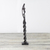 Ebony statuette, 'Coiled Charm' - Hand Carved Ebony Wood Abstract Woman Statuette from Ghana (image 2b) thumbail
