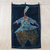 Wandbehang aus Batik-Baumwolle - Handgefertigter Batik-Wandbehang mit tanzender Frau aus 100 % Baumwolle