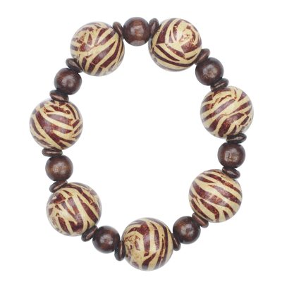 Sese wood beaded bracelet,