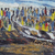 'Local Fishing' - Signed Impressionist Seascape Painting from Ghana (image 2c) thumbail