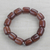 Recycled plastic beaded stretch bracelet, 'Beautiful Nsa Se' - Recycled Plastic Beaded Stretch Bracelet from Ghana (image 2b) thumbail