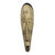 African wood mask, 'Fang Ngil Male' - Handcrafted Oblong Ivory Colored Sese Wood African Mask (image 2a) thumbail