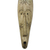 African wood mask, 'Fang Ngil Male' - Handcrafted Oblong Ivory Colored Sese Wood African Mask (image 2c) thumbail