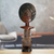 Escultura de madera - Sese Madera Sentado Madre e Hijo Escultura Africana
