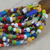 Recycled glass torsade necklace, 'Harvest of Colors' - Multi-Colored Recycled Glass and Plastic Torsade Necklace (image 2c) thumbail