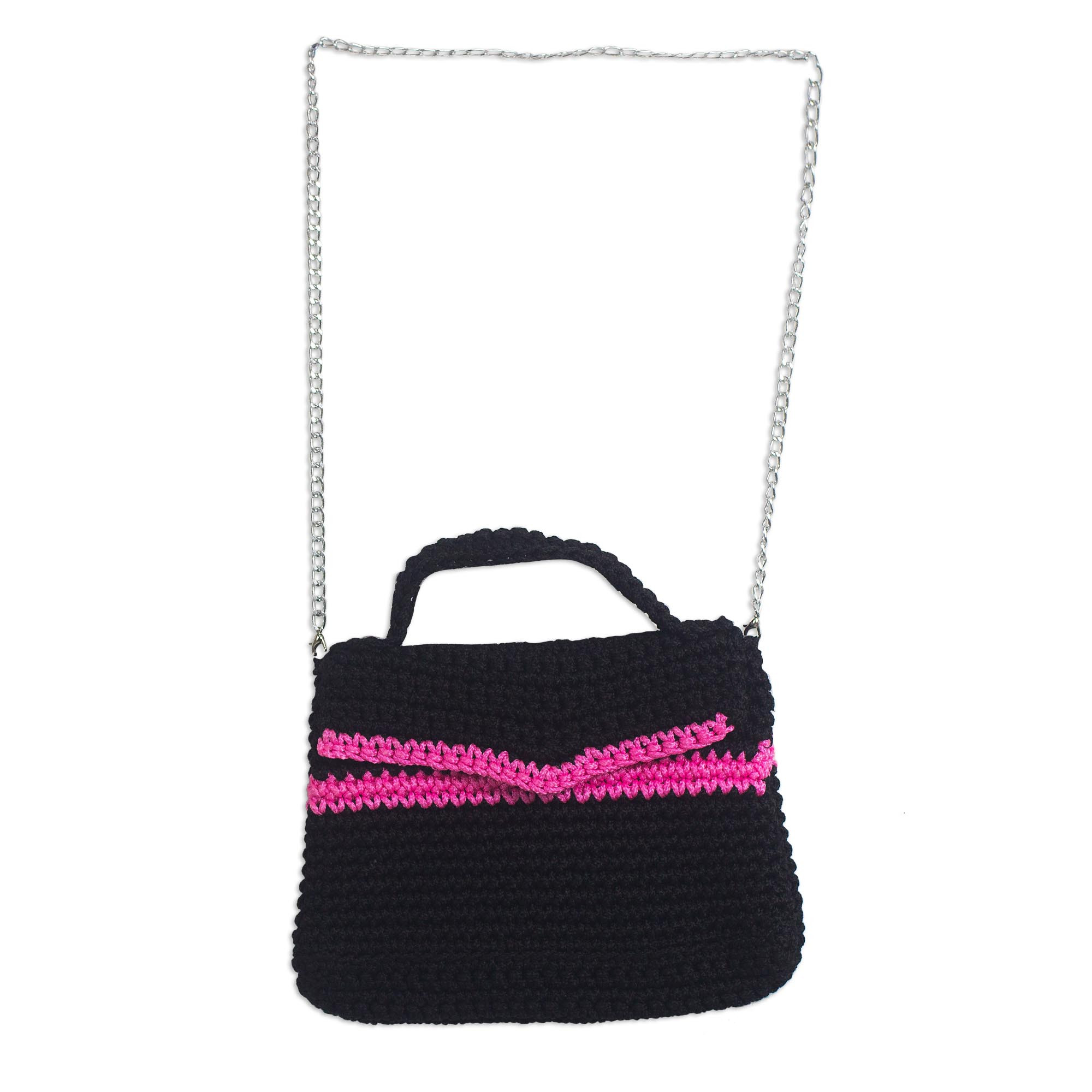 Crocheted Sling in Black from Ghana Feminine Fashion NOVICA