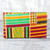 Cotton wallet, 'Electric Kente Dreams' - Electric Dreams Multi-Colored Geometric Cotton Wallet