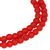 Recycled glass beaded necklace, 'Rosy Red' - Recycled Glass Beaded Necklace in Red from Ghana (image 2c) thumbail