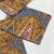 Cotton coasters, 'Zigzag Flowers' (set of 6) - Floral Cotton Coasters from Ghana (Set of 6)