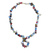 Agate beaded pendant necklace, 'Colors of Love' - Colorful Agate Beaded Pendant Necklace from Ghana (image 2a) thumbail