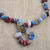 Agate beaded pendant necklace, 'Colors of Love' - Colorful Agate Beaded Pendant Necklace from Ghana (image 2b) thumbail