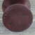 Mortero y maja decorativas de madera de ébano - Juego de mortero y maja decorativas de ébano tallado a mano