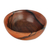 Ebony wood decorative bowl, 'Nature's Richness' - Hand-Carved Polished Ebony Wood Decorative Bowl thumbail