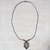 Wood pendant necklace, 'Asase Ye Duru' - Adinkra Asase Ye Duru Sese Wood Pendant Necklace from Ghana (image 2b) thumbail