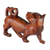 Wood sculpture, 'Tiger with a Curved Tail' - Sese Wood Tiger Sculpture from Ghana (image 2a) thumbail