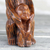 Wood sculpture, 'Monkey and Child' - Sese Wood Sculpture of a Monkey Mother and Child from Ghana