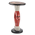 Cedar wood accent table, 'Red Faces' - Hand-Carved Cedar Wood Accent Table from Ghana (image 2c) thumbail