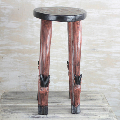 Wood accent table, Antelope Glory