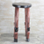 Wood accent table, 'Antelope Glory' - Antelope-Themed Cedar Wood Accent Table from Ghana