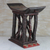 Taburete trono decorativo de madera. - Taburete de trono decorativo de madera hecho a mano en Ghana