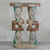 Wood accent table, 'Conversing Lions' - Lion-Themed Cedar Wood Accent Table Crafted in Ghana (image 2) thumbail