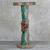 Wood accent table, 'Conversing Lions' - Lion-Themed Cedar Wood Accent Table Crafted in Ghana (image 2b) thumbail