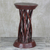 Wood accent table, 'Red Wood' - Red Cedar Wood Accent Table Crafted in Ghana thumbail