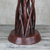 Wood accent table, 'Red Wood' - Red Cedar Wood Accent Table Crafted in Ghana (image 2d) thumbail