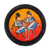 Wood decorative plate, 'Dancing Women' - Hand-Painted Wood Dance-Themed Decorative Plate from Ghana (image 2a) thumbail