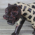 Wood sculpture, 'Spotted Tiger' - Sese Wood Sculpture of a Tiger with Spots from Ghana