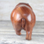 Mahogany wood sculpture, 'Soulful Hippo' - Mahogany Wood Hippo Sculpture from Ghana