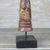 Holzskulptur - Handgefertigte Fante-Puppenskulptur aus Sese-Holz aus Ghana