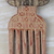 Wood decorative comb, 'Dwennimmen Style' - Wood Adinkra Dwennimmen Comb Wall Decor from Ghana (image 2b) thumbail
