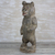 Wood sculpture, 'Roaring Bear' (11 inch) - Hand-Carved Rustic Wood Bear Sculpture from Ghana (11 in.) (image 2b) thumbail