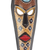 African wood mask, 'Face of Wealth' - Hand-Carved and Hand-Painted African Mask from Ghana (image 2f) thumbail
