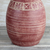 Jarrón de ceramica - Jarrón de cerámica con símbolos Adinkra de Ghana