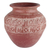 Jarrón de cerámica (11 pulgadas) - Jarrón de cerámica con motivo Adinkra de Ghana (11 pulgadas)