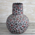 Ceramic vase, 'Pebble Vessel' - Handcrafted Pebble Motif Ceramic Vase from Ghana