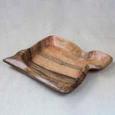 Wood catchall, Abstract Fish