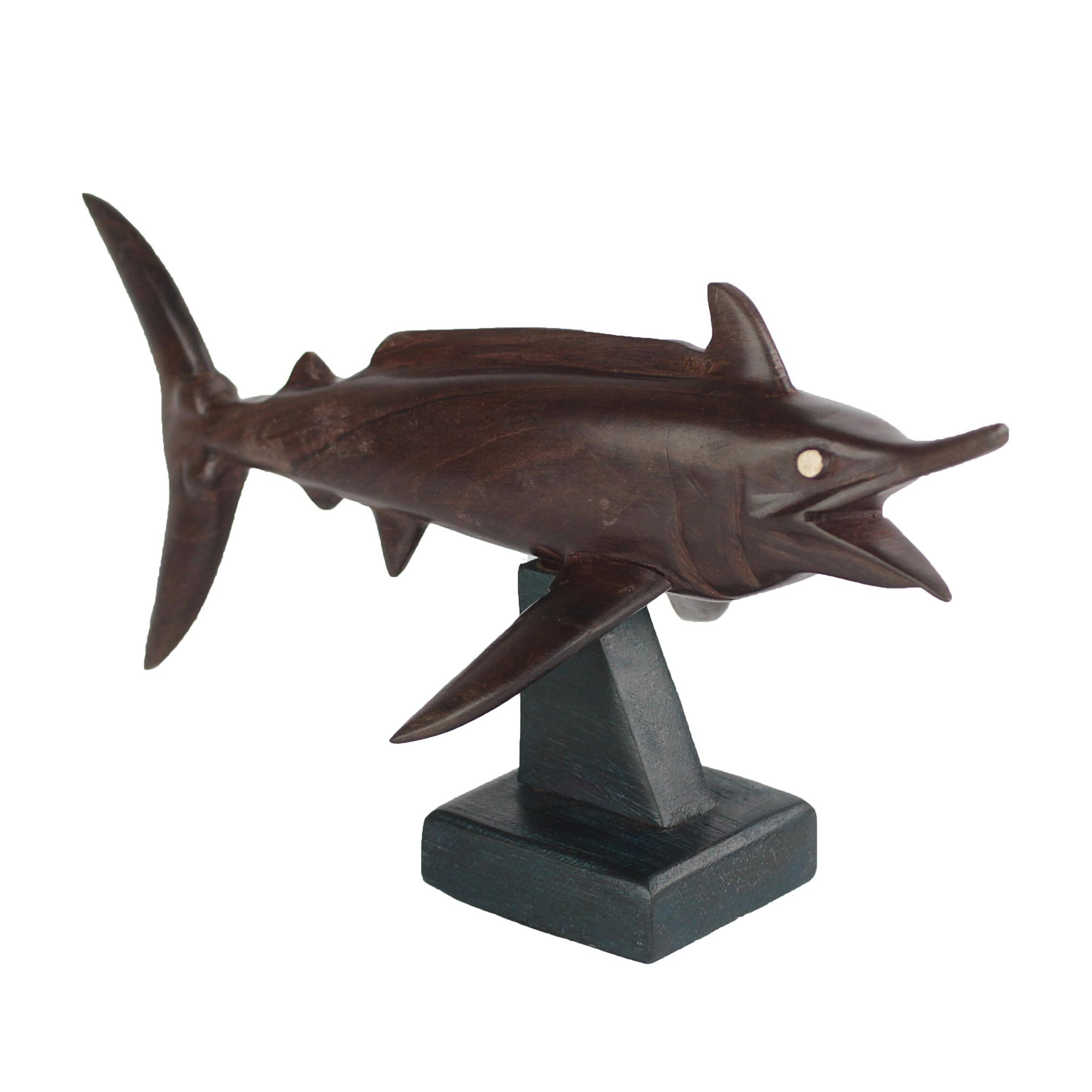 Ebony Wood Swordfish Sculpture from Ghana Swordfish NOVICA