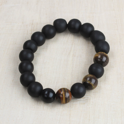 black tiger eye beads