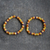 Wood beaded stretch bracelet, 'Colors of Romance' - Colorful Sese Wood Beaded Stretch Bracelet from Ghana thumbail
