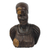 Skulptur aus Ebenholz - Signierte Ebenholzskulptur einer einheimischen Frau aus Ghana