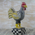 Wood decorative box, 'Watchful Rooster' - Multi-Color Wood Decorative Box with Rooster Sculpture Lid (image 2) thumbail
