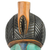 African wood mask, 'Benevolent Emiyi' - Handmade African Wood Mask in Blue from Ghana (image 2e) thumbail