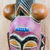African wood mask, 'Pink Dinwoga' - Pink Sese Wood African Mask from Ghana (image 2c) thumbail